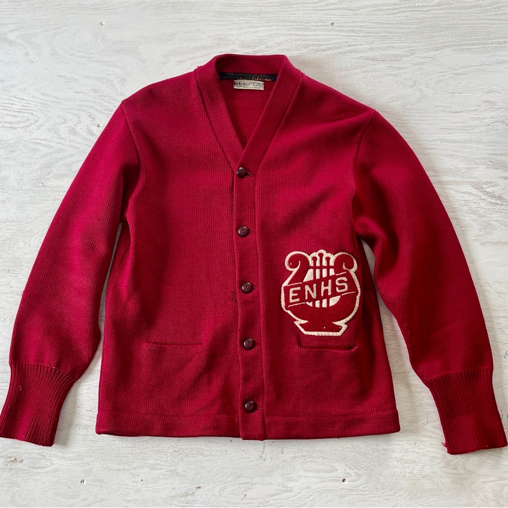 Vintage EN High School letter sweater